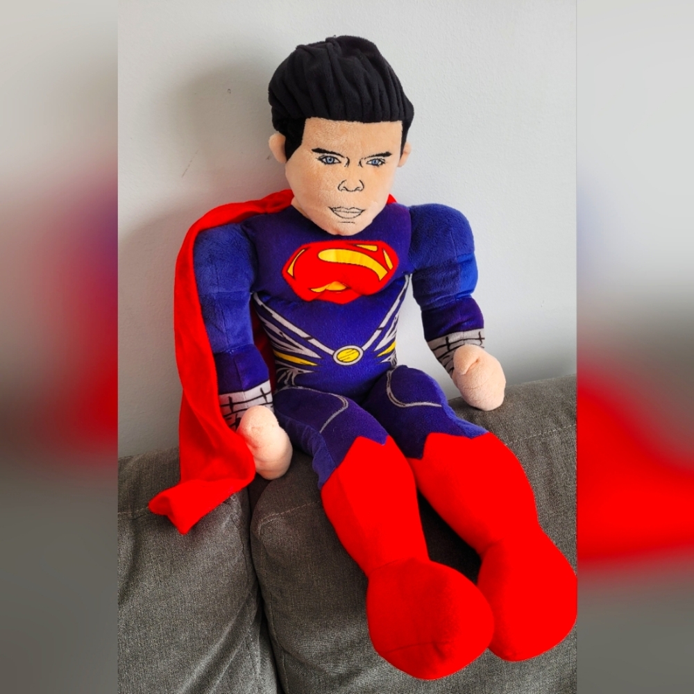 Superman DC Jay Franco Pillow Plush Action Hero Large 28”